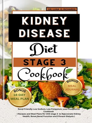 cover image of Kidney Disease Diet Stage 3 Cookbook
